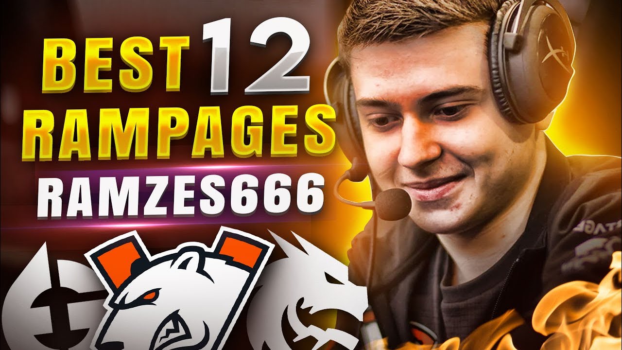Best 12 Rampages of RAMZES in Dota 2 History