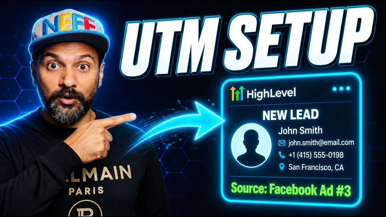 How to setup UTM Parameters in Go high Level