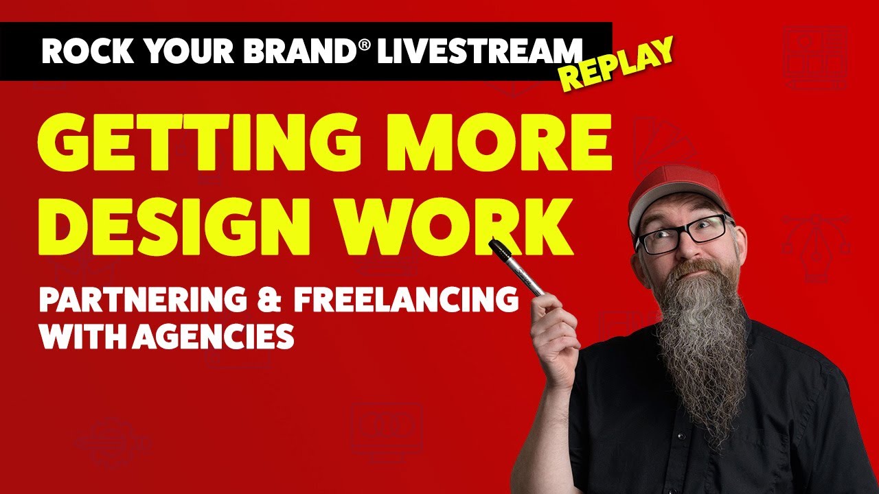 How to get more design work as a freelance graphic designer - Partnering with design agencies