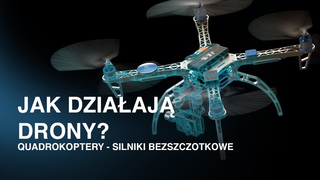 Jak działają drony? QUADROKOPTERY - SILNIKI BEZSZCZOTKOWE