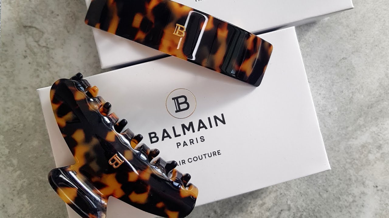 Balmain Paris Hair Couture klamerki do włosów prezentacja PINCE A CHEVEUX