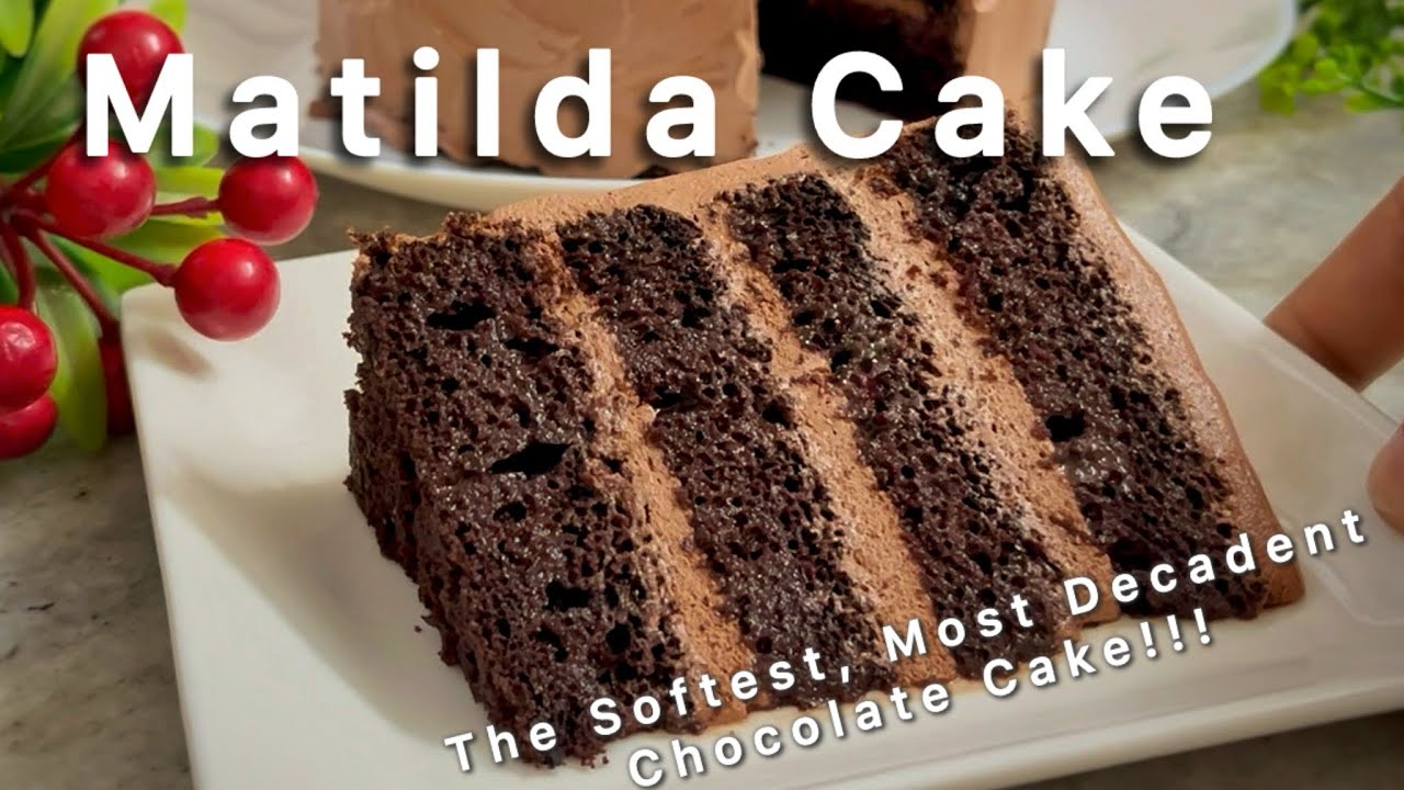 SOFTEST most DECADENT MATILDA CAKE 