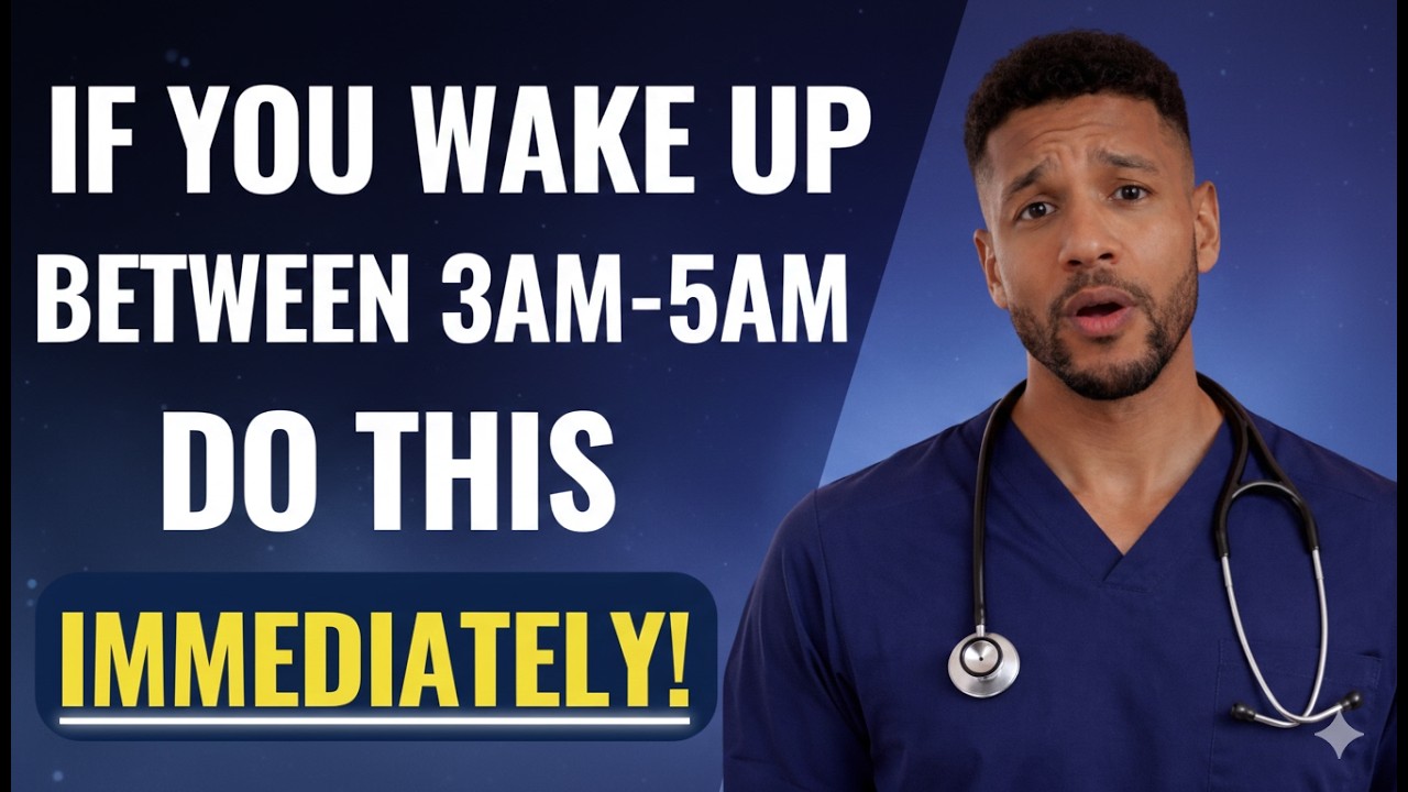 If You Wake Up Between 3AM and 5AM, Don’t Ignore This | Dr. Williams Thompson Tips....