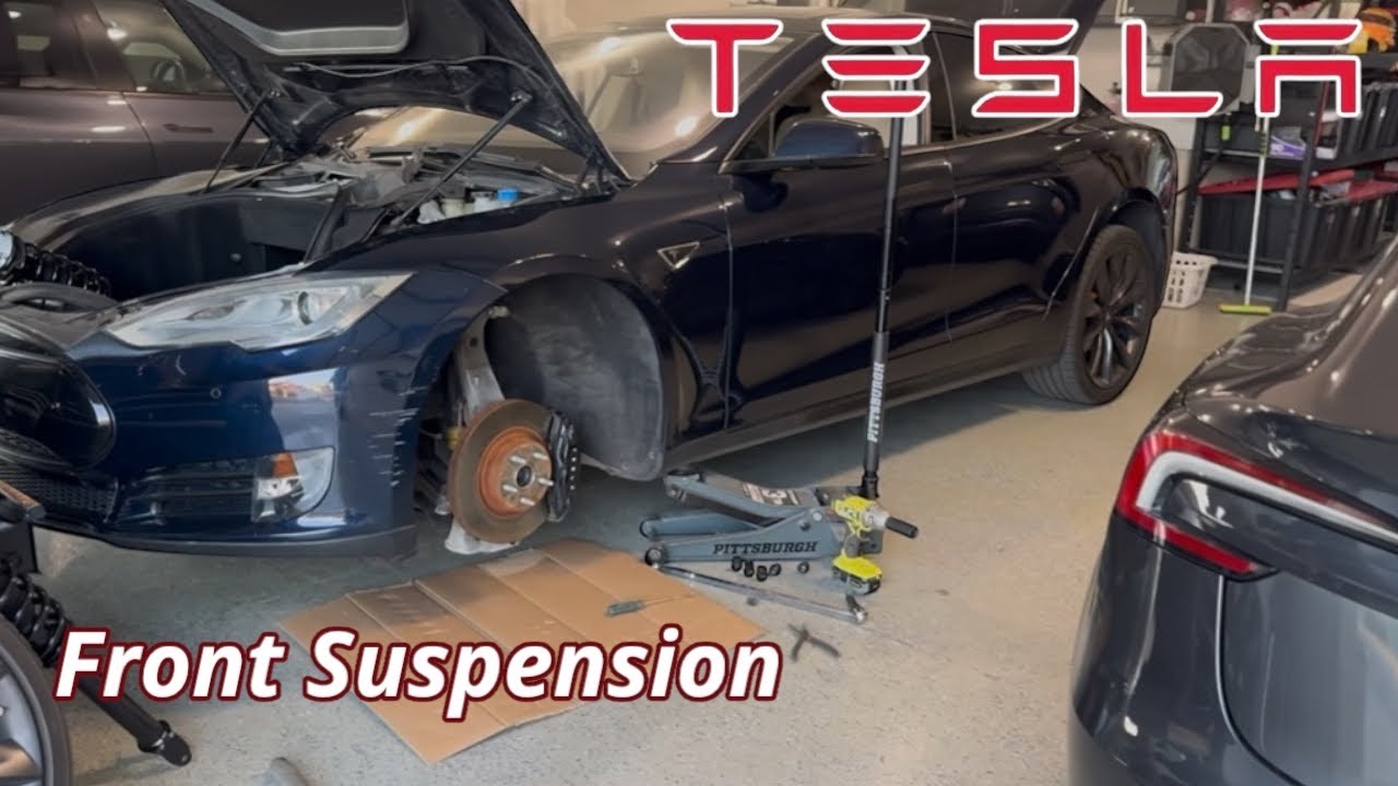 2013 Tesla Model S Front Suspension Replacement & Alignment | Beware Of These Suspension Components