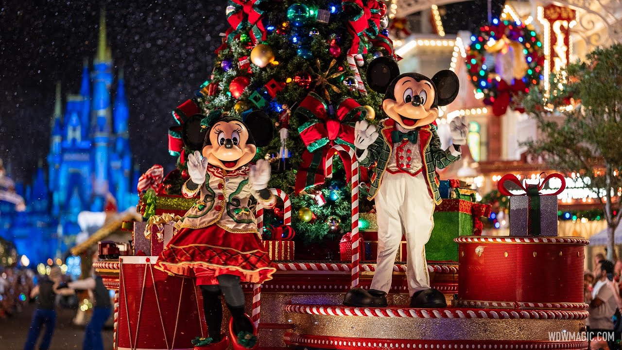 Magic Kingdom Christmas Parade 2024 | Mickey’s Once Upon A Christmastime Parade 4K