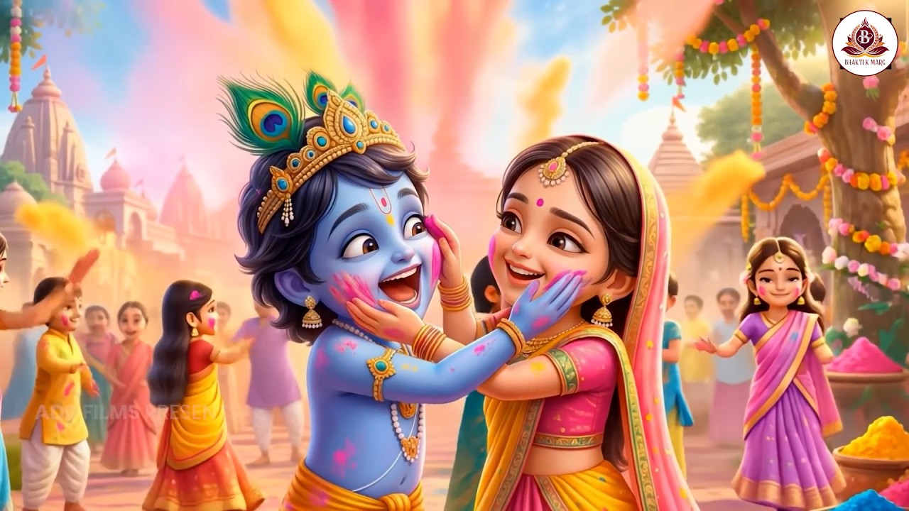 #holi #video I वृन्दावन में उड़े रे गुलाल I Vrindavan Mein Ude Re Gulal Holi Bhajan #song Rang Barse