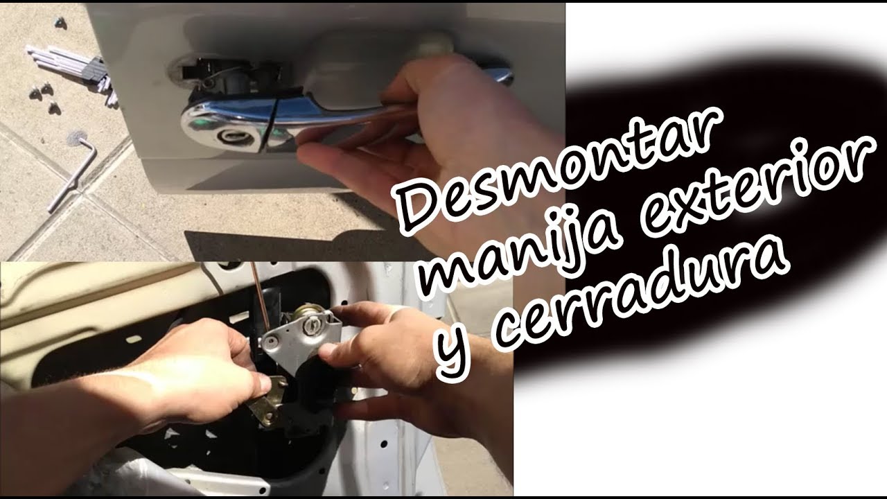 Desmontar Manija exterior / Cerradura