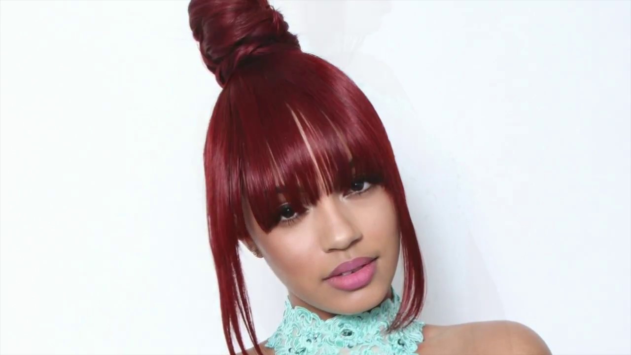 Beyonce Inspired Top Knot Bun with Bang Tutorial *Formation*