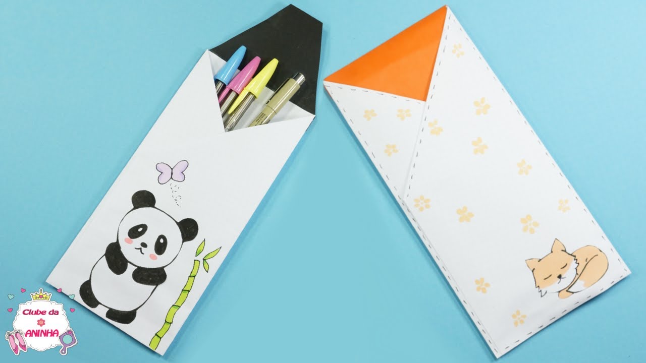 ORIGAMI - Estojo de lápis - ORIGAMI pencil case - Estuche de lápiz