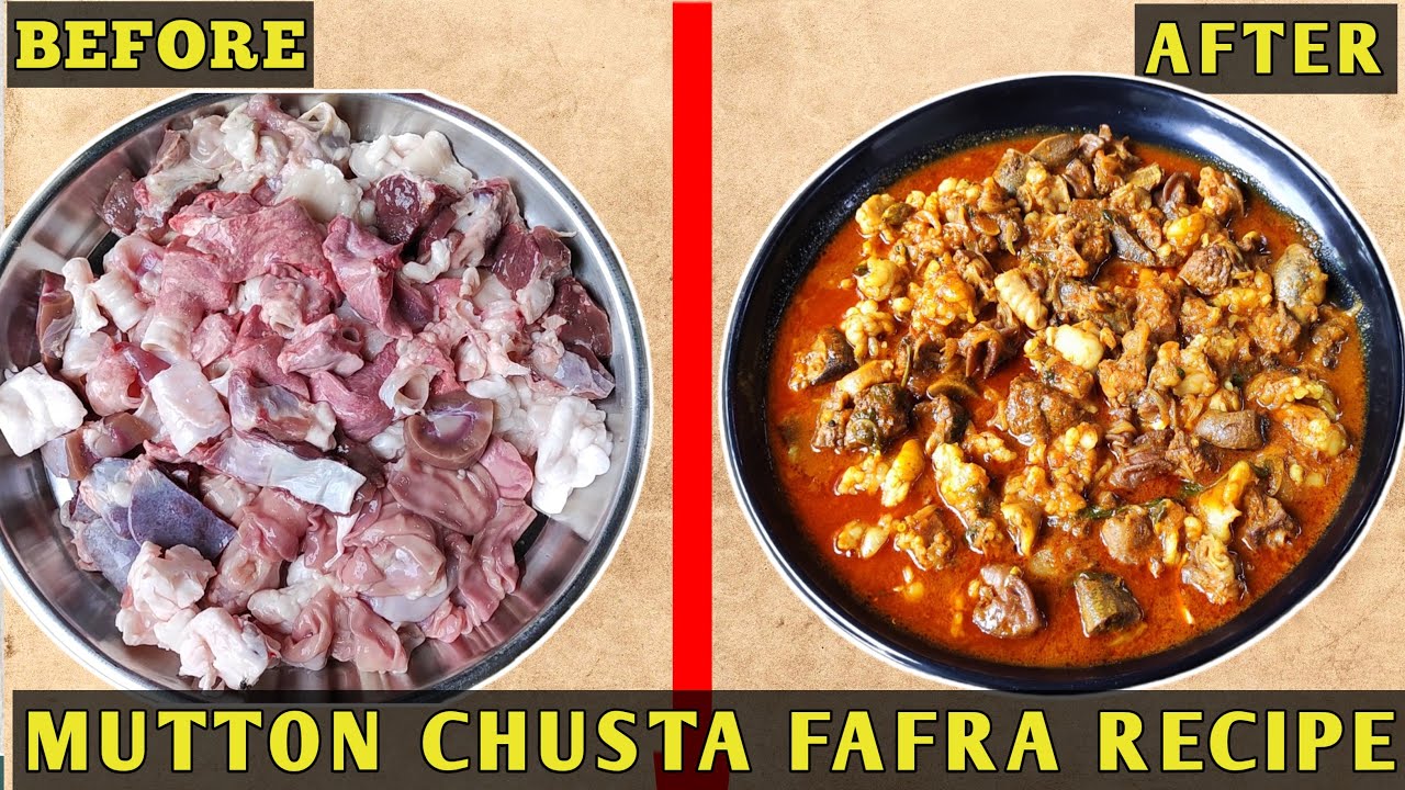 মাটন ফেপড়া চুসতা তৈরি করার সঠিক উপায় || Mutton Chusta Fefda Recipe || Mutton Recipe in Bengali