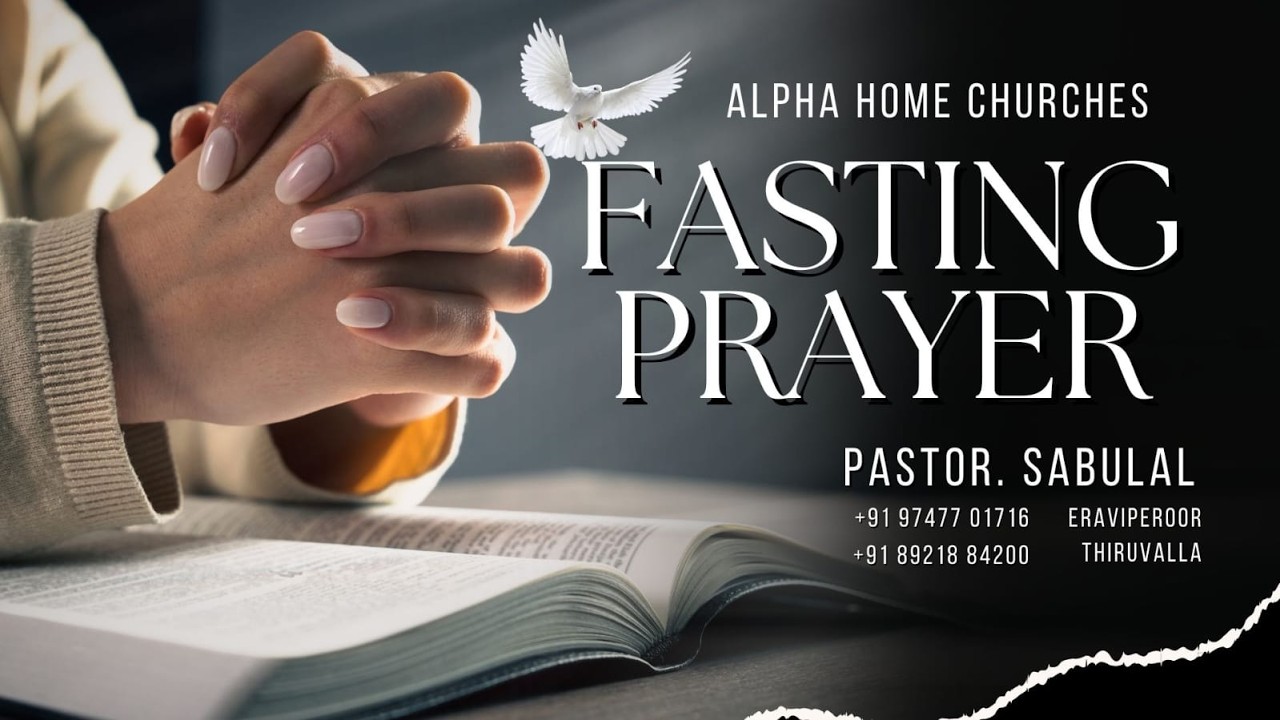 ഉപവാസ പ്രാർത്ഥന 🔴LIVE. Fasting prayer. Pastor SABULAL