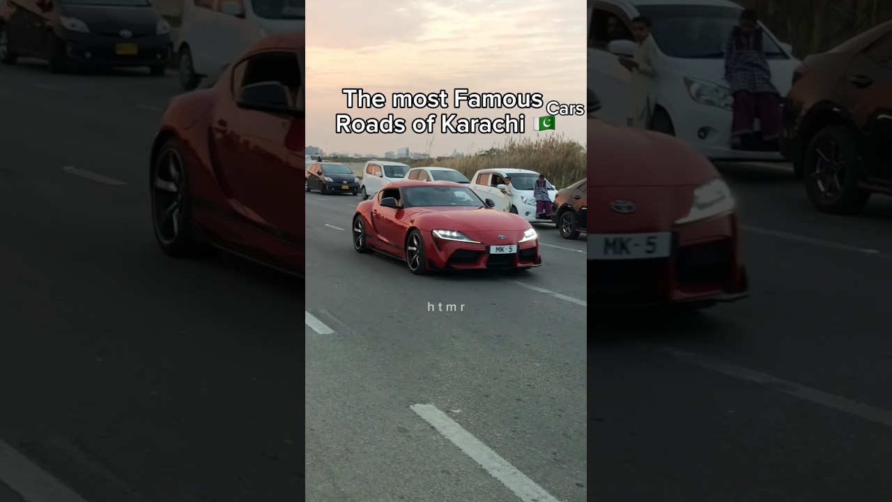 The most famous cars roads of Karachi 🇵🇰 #cars #automobile #pakistan #karachi #drift