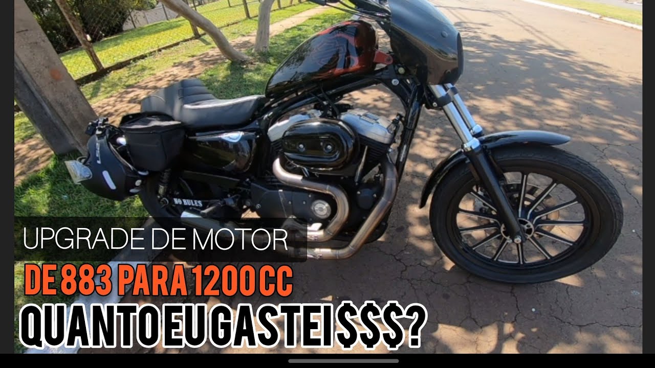 Harley-Davidson Sportster Conversão de 883 para 1200 Cilindradas [ Custos ]
