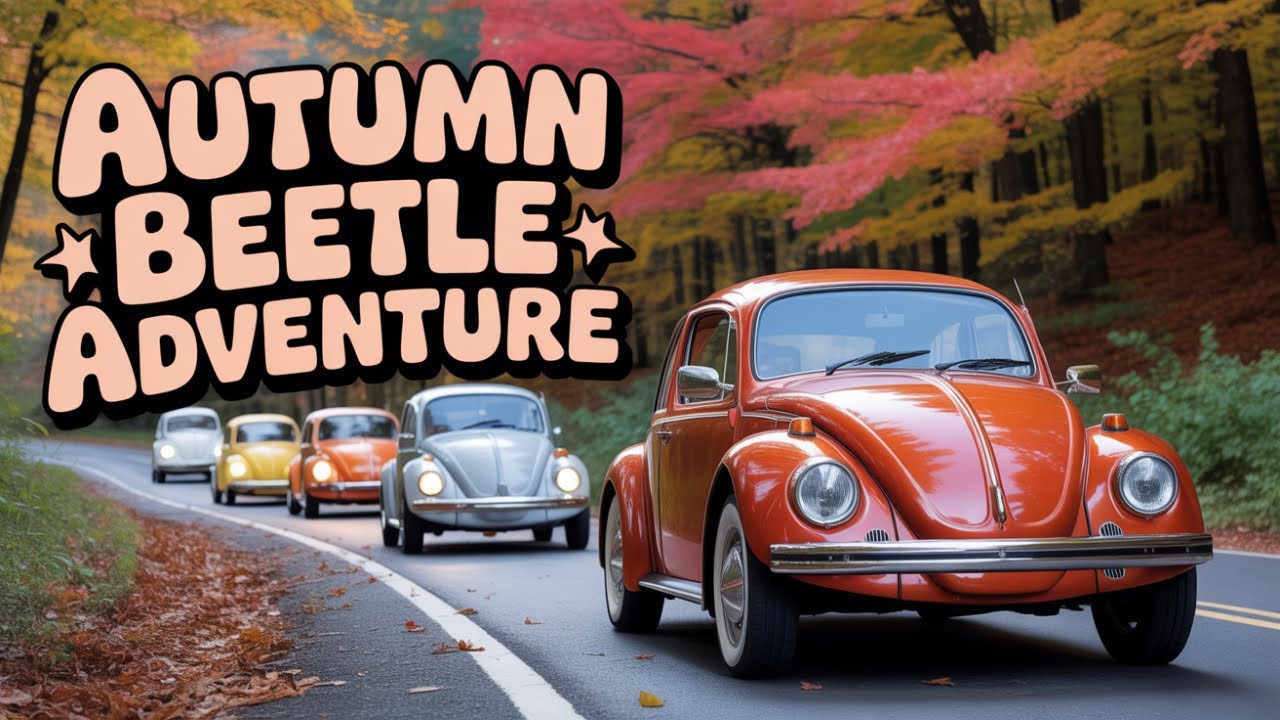 Классический VW BuGs 2025 Fall Foliage Vintage Air Cooled Cruiser