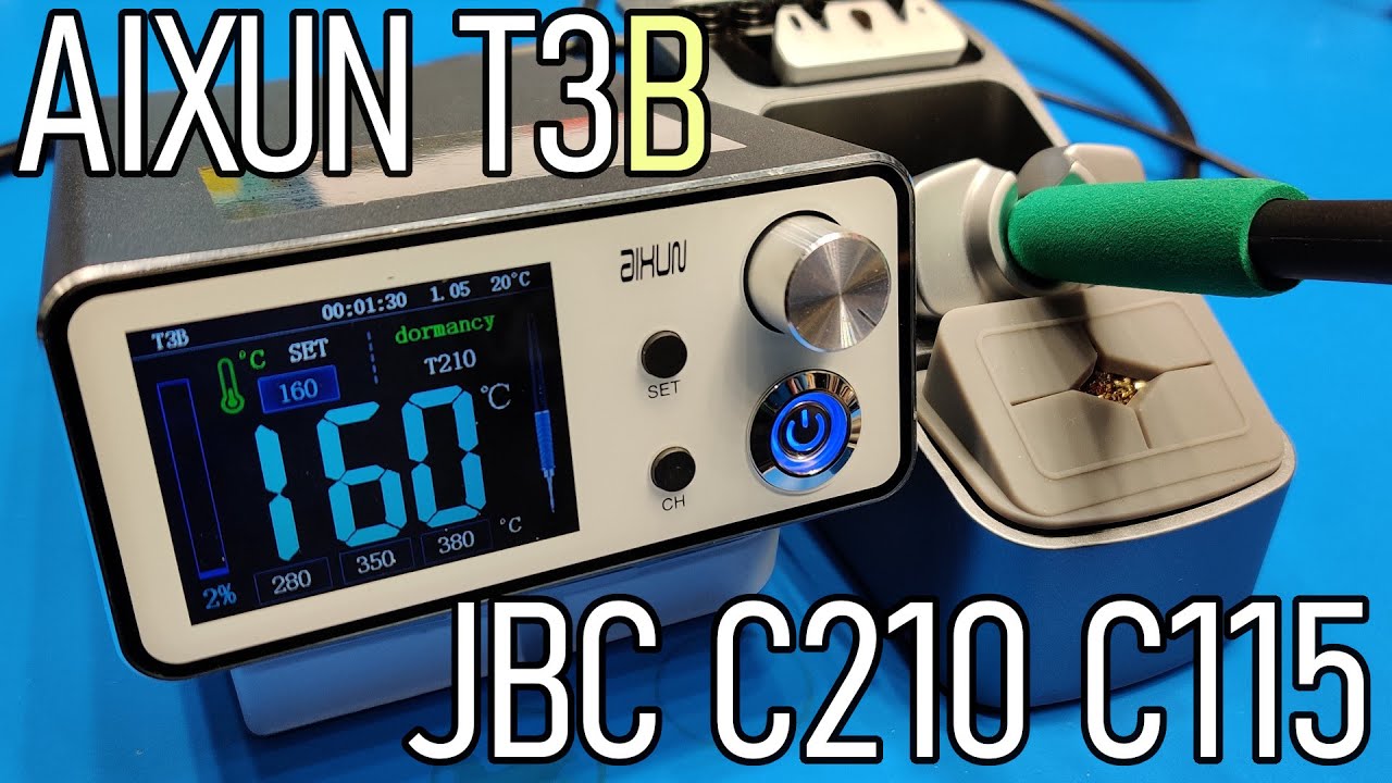 SDG #232 Новая паяльная станция Aixun T3B JBC Style C210 и C115 (также T210 или T115)