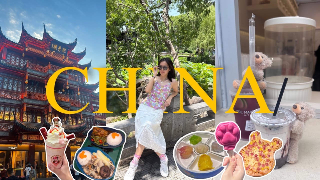 CHINA vlog 🎇 | shanghai disneyland, day trip to suzhou & hangzhou!