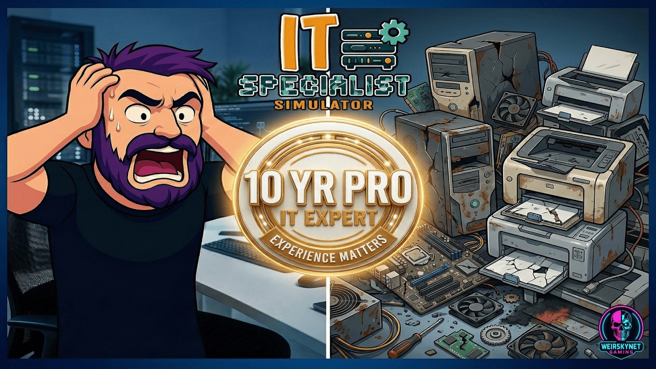 IT Expert with 10 Years Experience REACTS to IT Specialist Simulator!