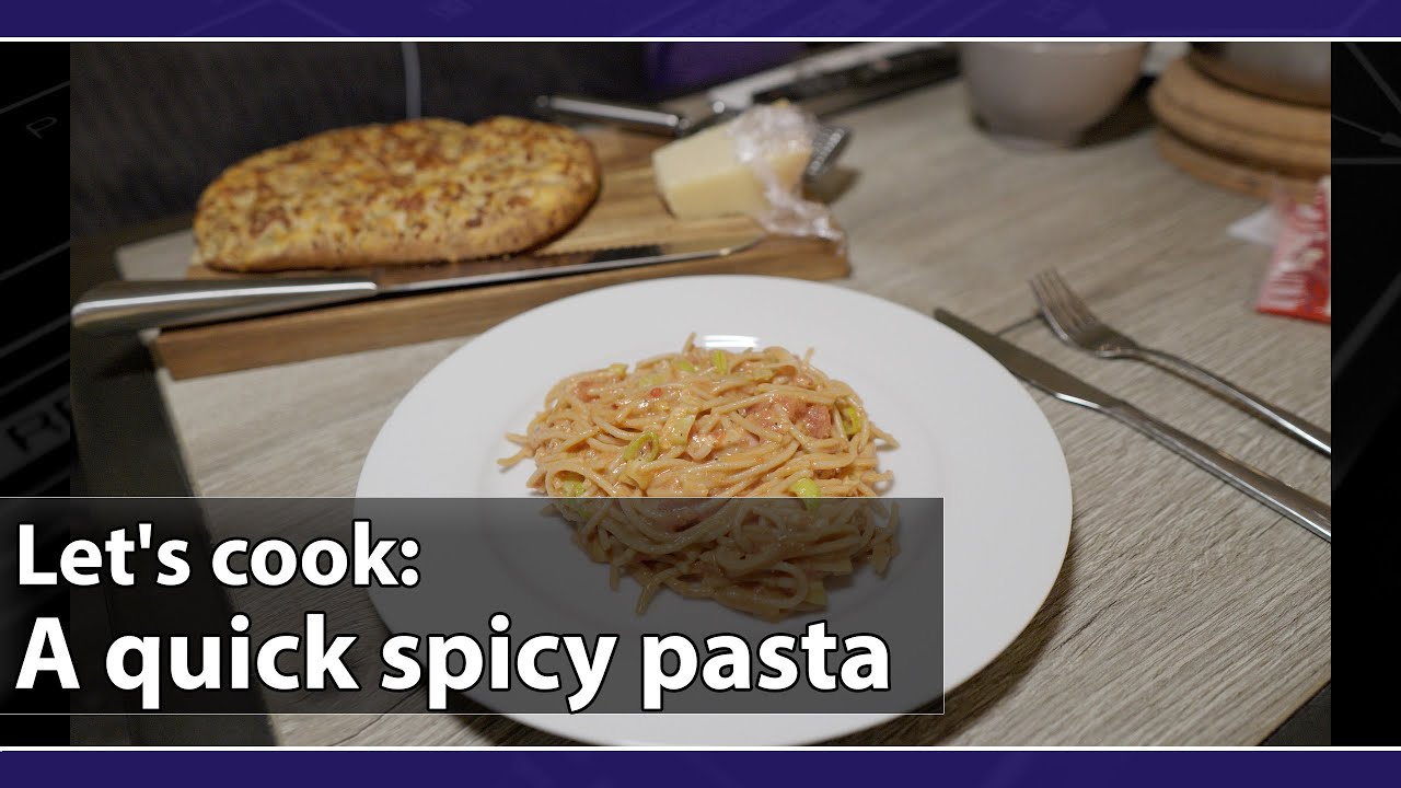 Let's cook: a quick spicy pasta