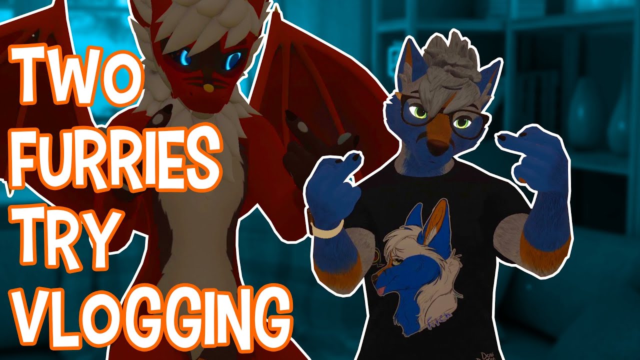 Two Furries Try Vlogging in VRChat