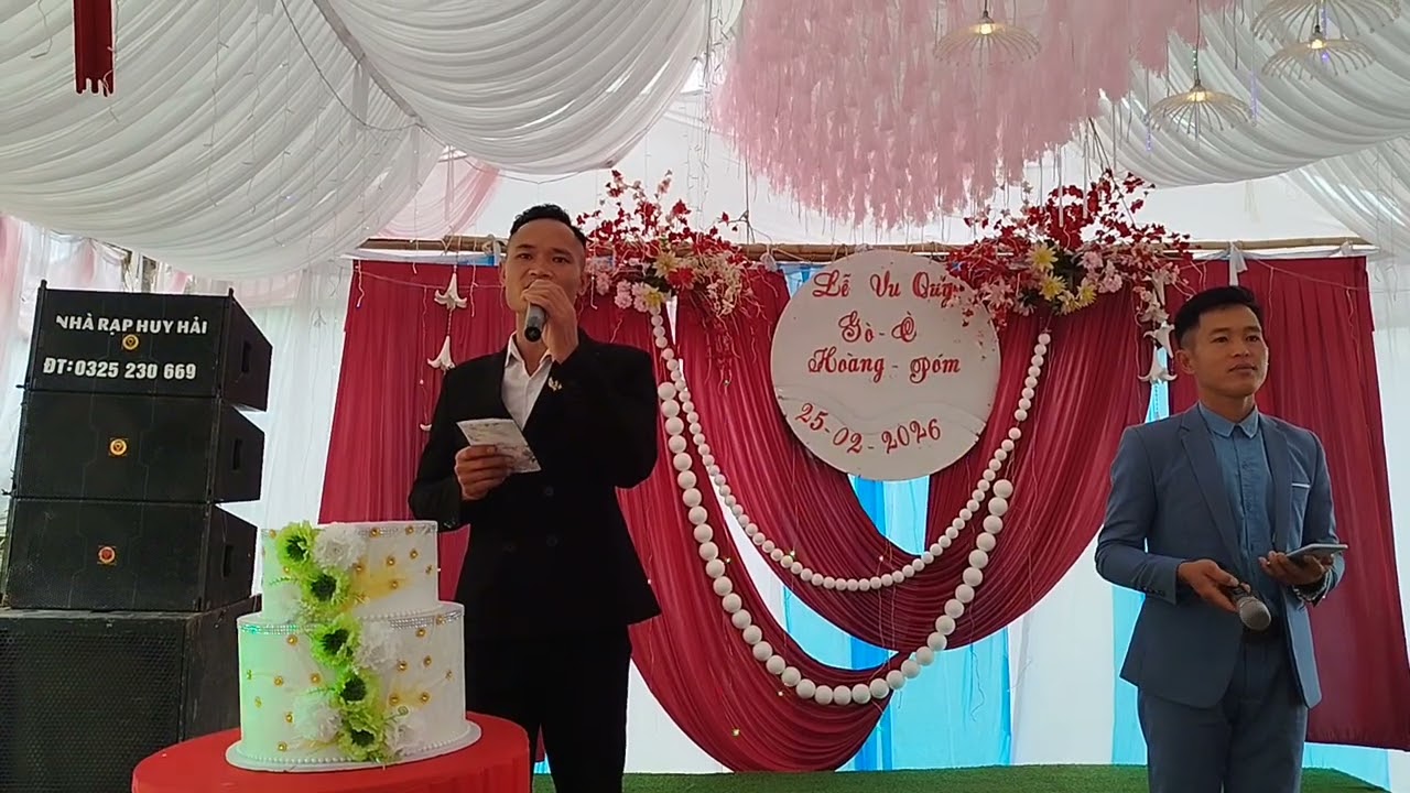 Ngày 25 Tháng 2 2026 đám cưới Hoàng pom Lộ e Nè xi sơn Là Bản Tổ chức Tại Thẳm Phé 