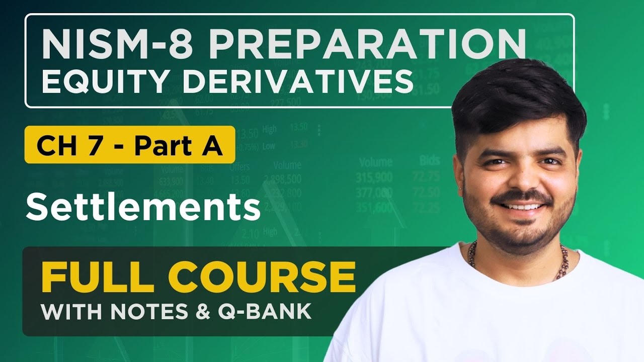 NISM - 8 Equity Derivatives Exam 2024 | FULL COURSE - Chapter 7 Part -  A