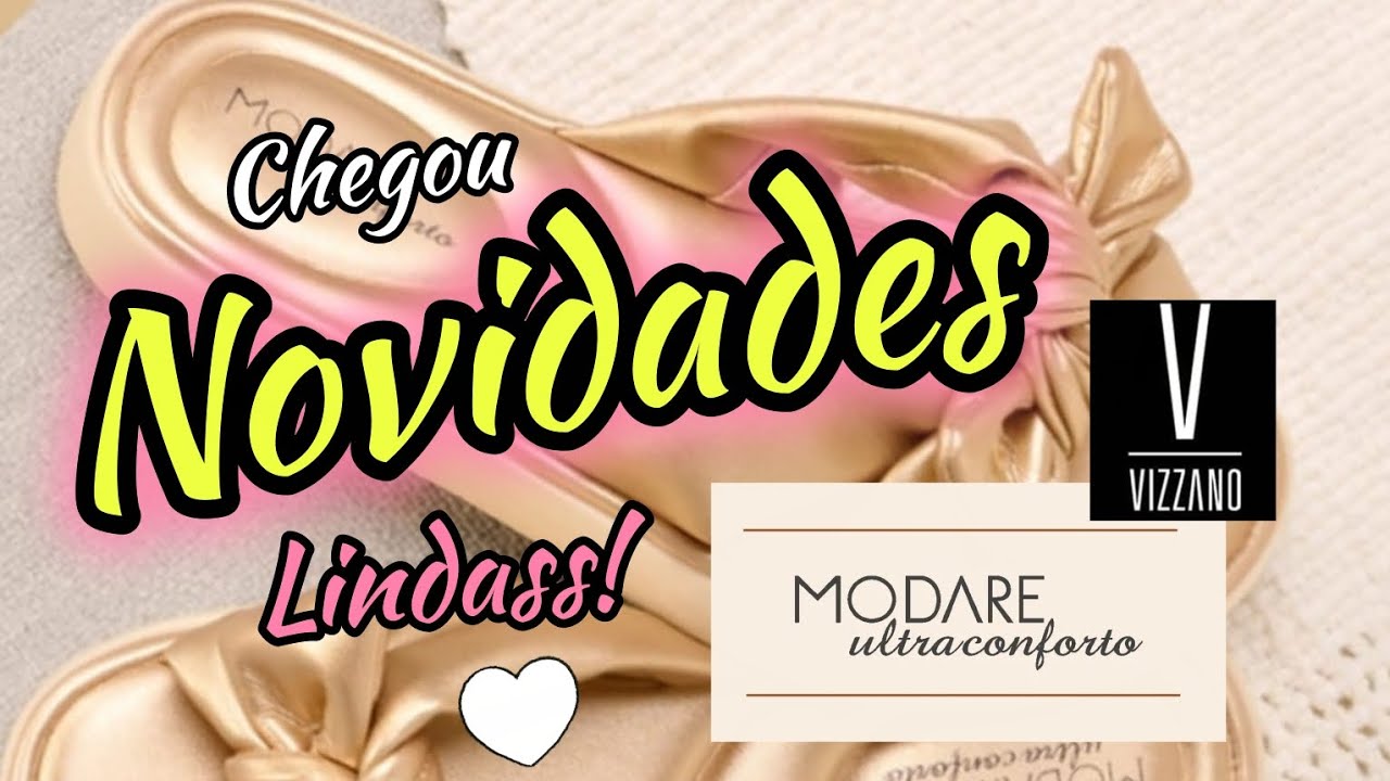 SANDÁLIAS FEMININAS CONFORTÁVEIS ✨️ MODARE CALÇADOS 2026✨️ NOVIDADES ✨️ VIZZANO CALÇADOS 