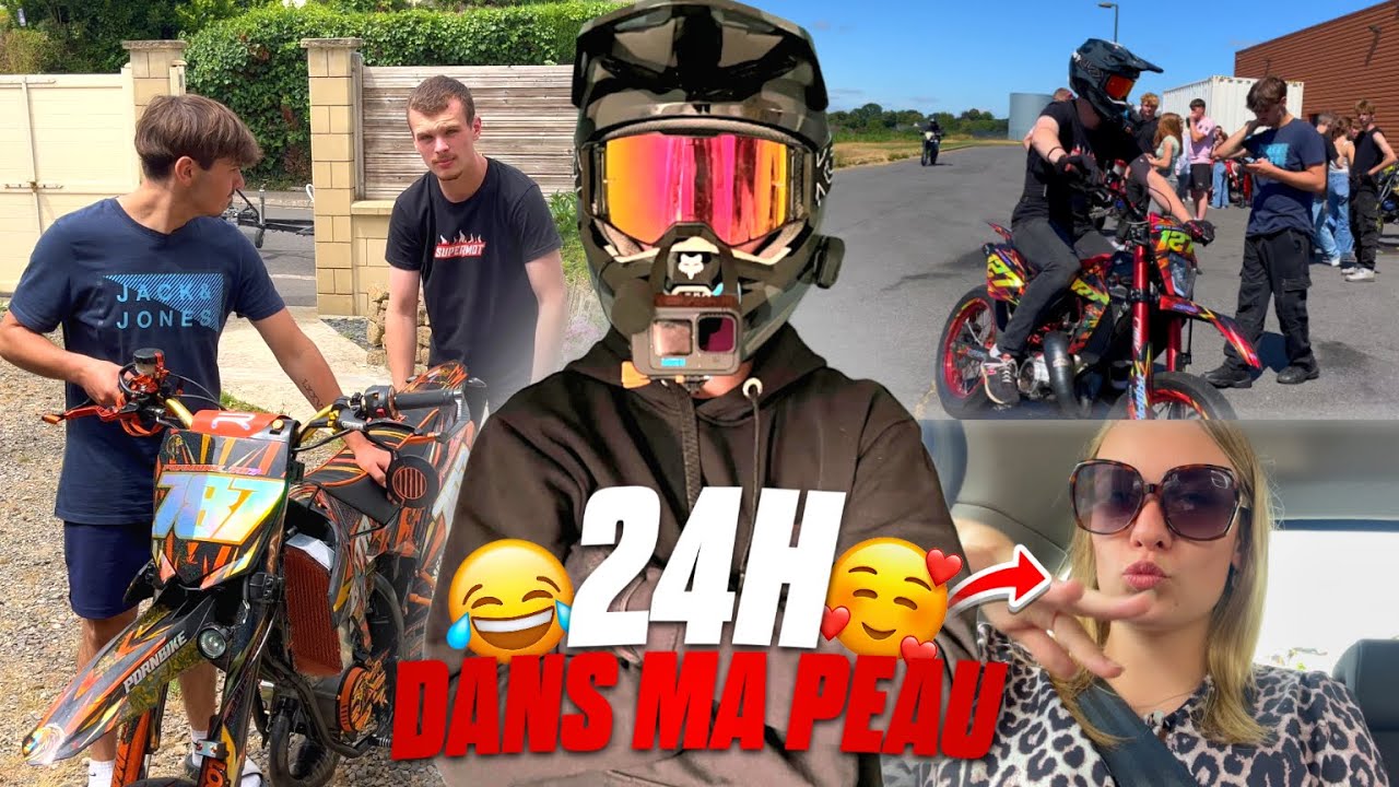 24H dans la peau d'un influenceur 50cc !! 😍 (grosse panne, rasso, piscine creus&eacute;e et d&eacute;lire.)