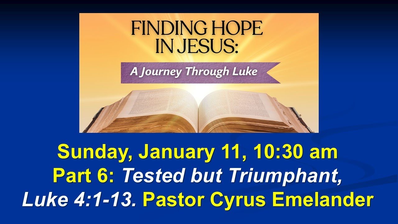 Bethesda Church Sunday Sermon - January 11, 2026