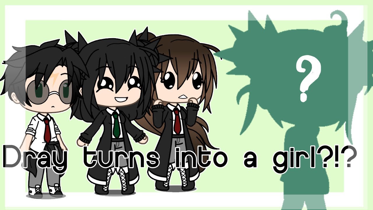 Draco turns into a girl | Gacha Life skit UwU | Drarry and Harco || Genderbend Ep.1