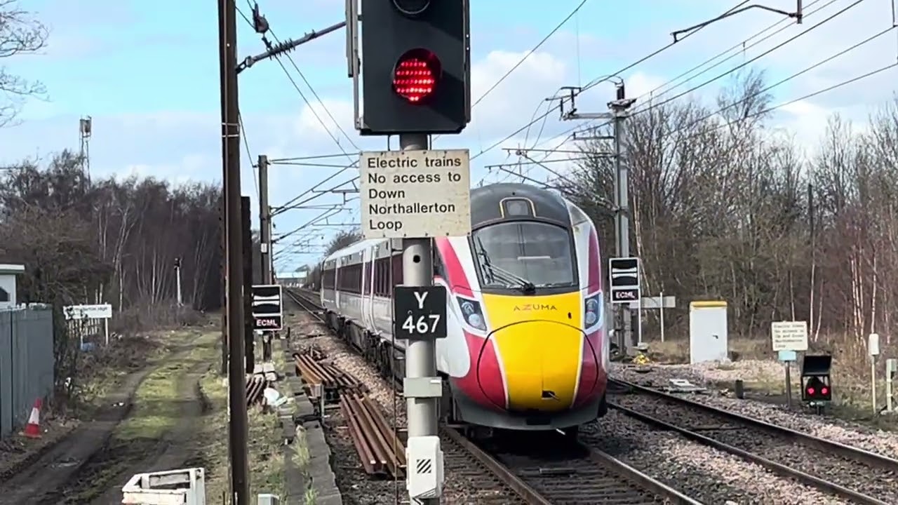*RARE* Trains at Northallerton + LNER AZUMA’s going via Sunderland!! 14/3/26