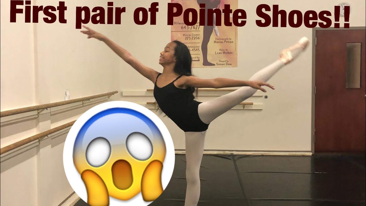 MY FIRST PAIR OF POINTE SHOES! THE FITTING.