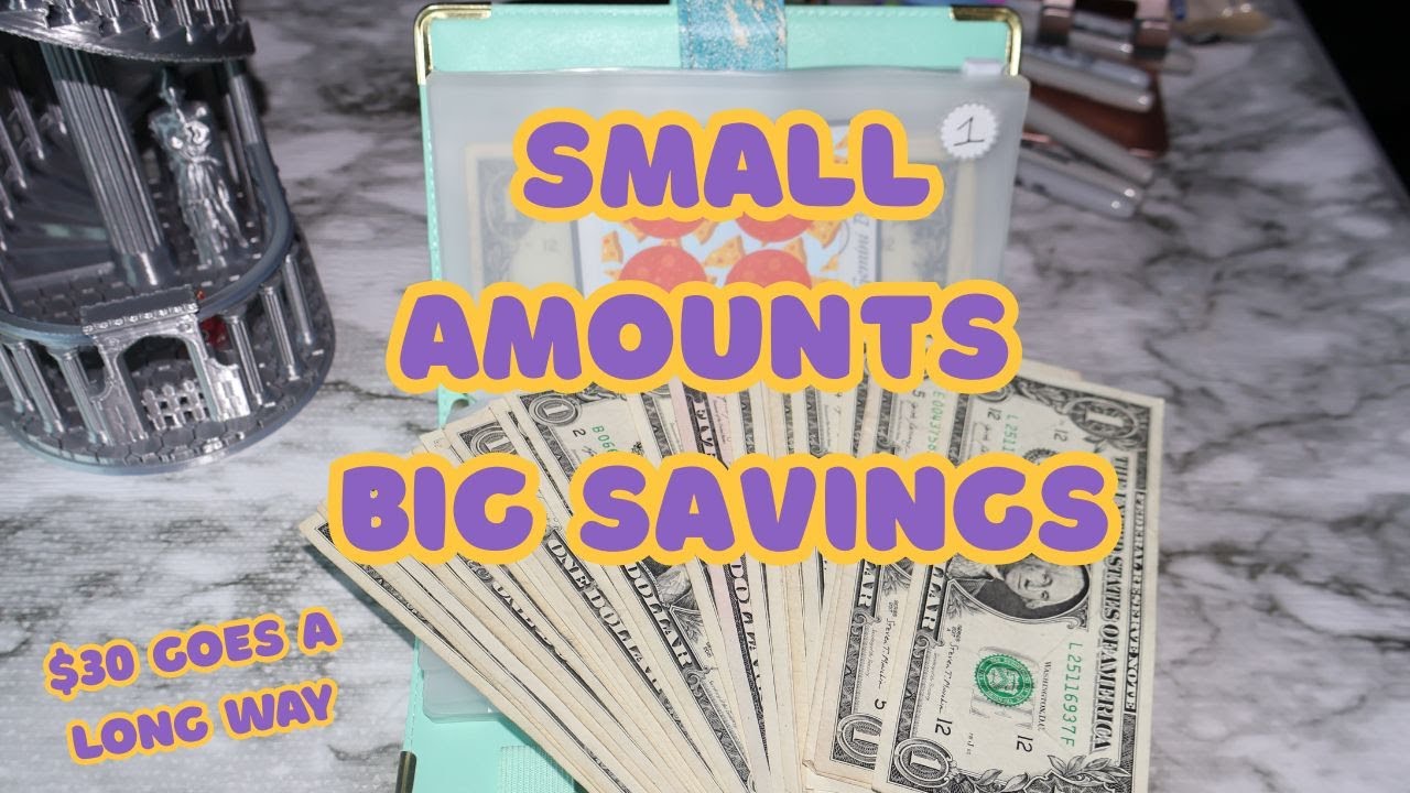 💖TINY THURSDAY I $30 Goes a Long Way 💖 Small Amounts Big Savings #cashstuffing #budget2026