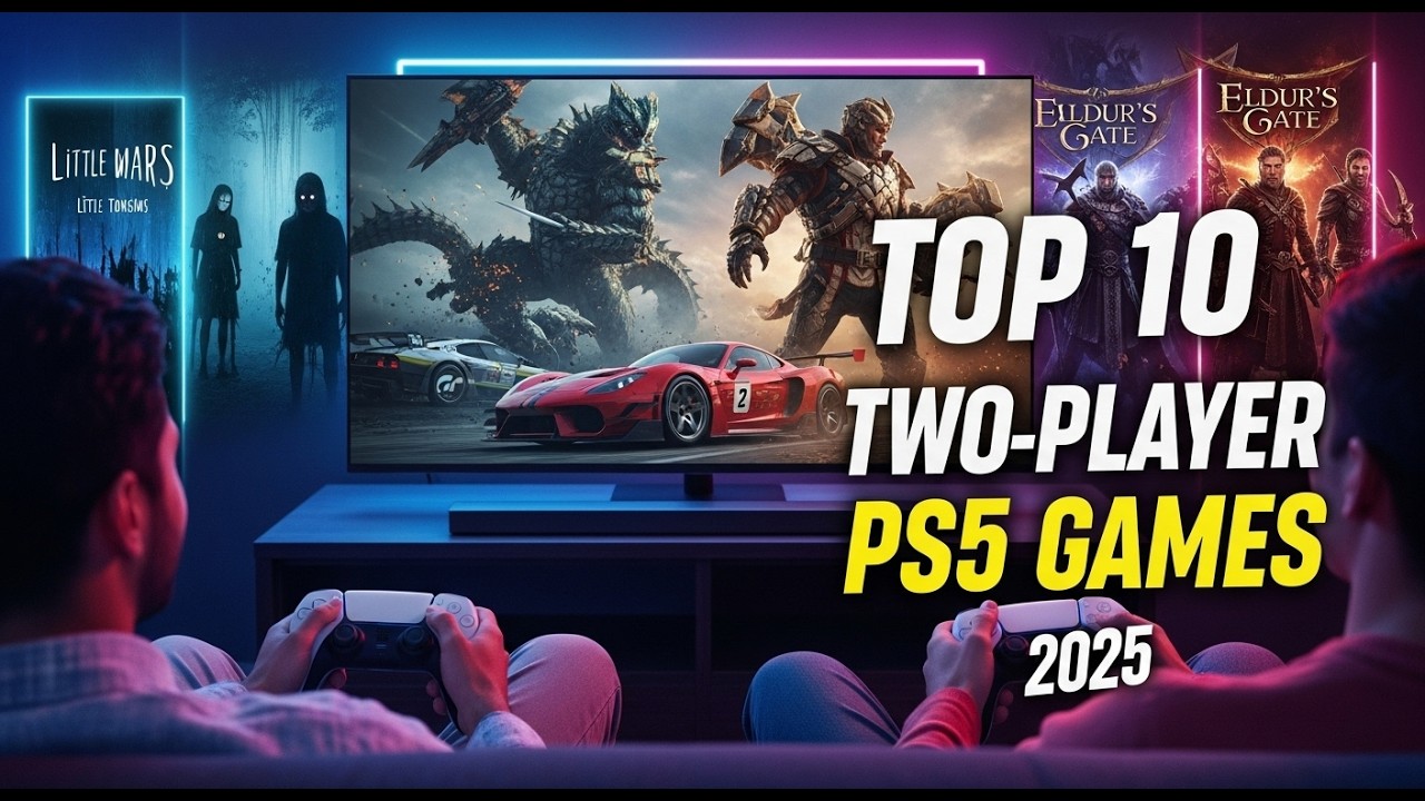 10 najlepszych gier na PS5 dla dw&oacute;ch graczy w 2025 roku