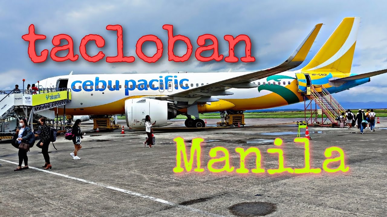 experience Cebu Pacific airlines flight ✈️ tacloban to manila