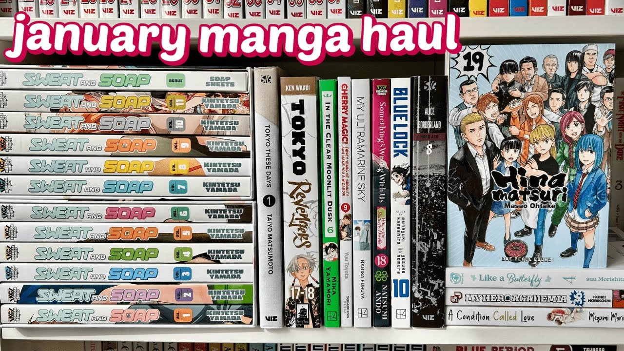 collective manga haul & unboxing - january 2024