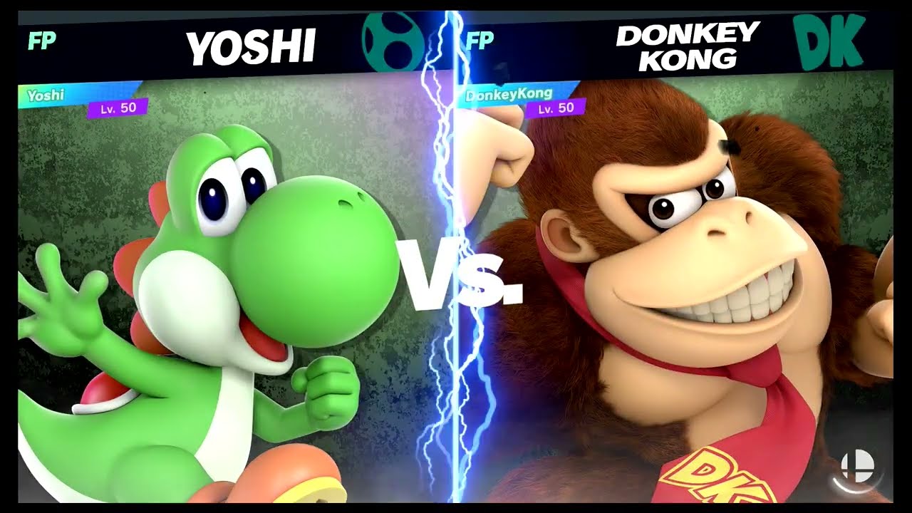 Super Smash Bros Ultimate Amiibo Fights – 6pm Poll Yoshi vs Donkey Kong