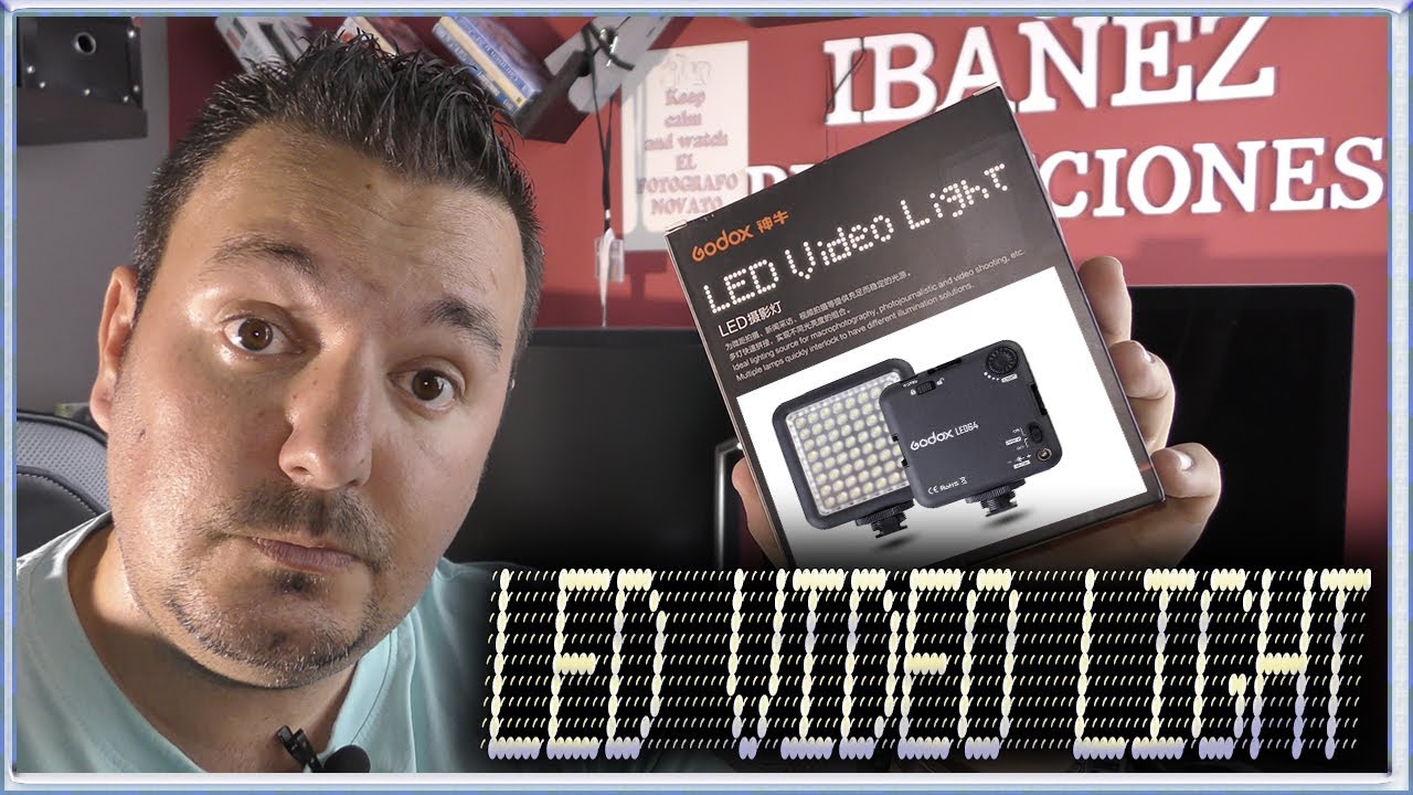 Led  Godox 64 - FOCO para VIDEO y FOTO