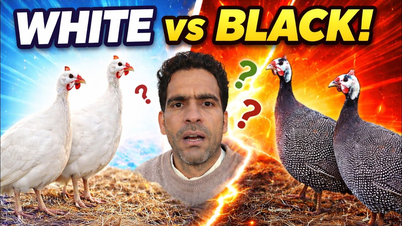 White vs Black Guinea Fowls — BIG Difference Nobody Tells You!