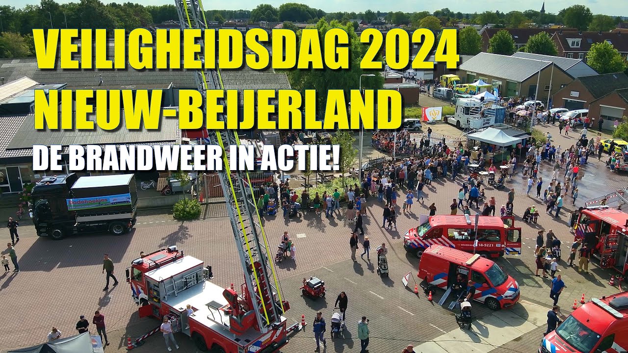 Veiligheidsdag 2024 Nieuw-Beijerland - De Brandweer van Nieuw-Beijerland en Oud-Beijerland in actie!