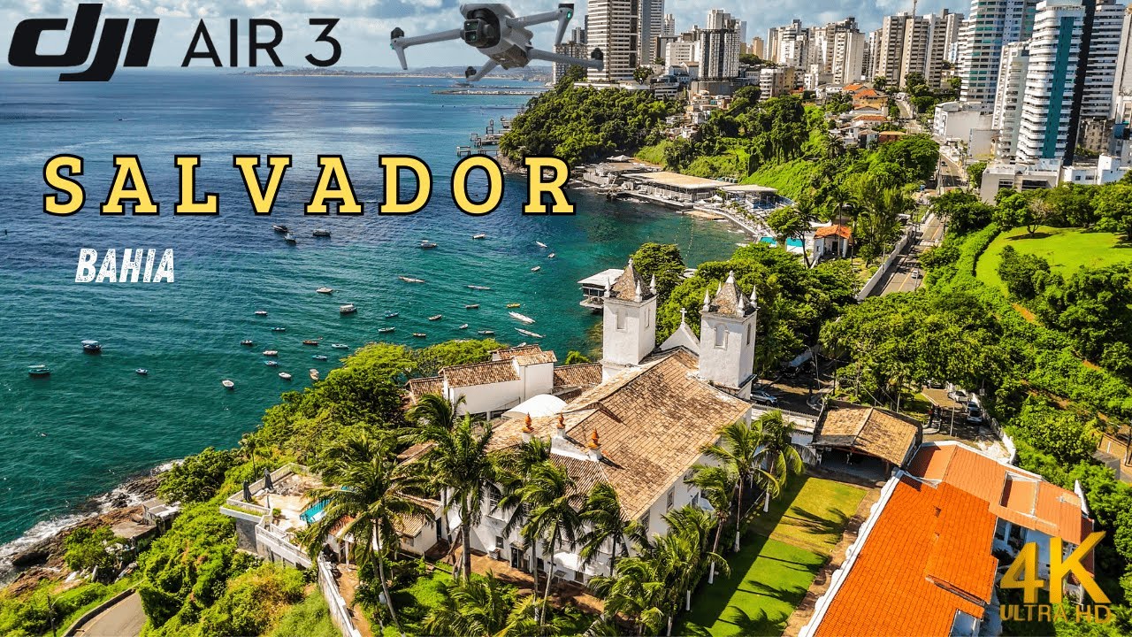 Lugares SURPREENDENTES em  SALVADOR - BAHIA - com drone (2025)