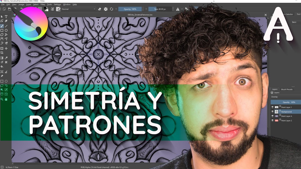 Simetría y Patrones | Conociendo Krita