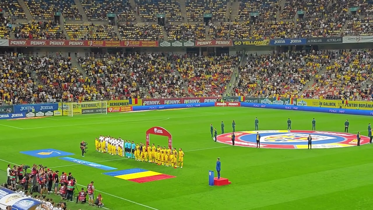 KOSOVO ANTHEM vs. Romania | EURO 2024 Qualification | ULTRAS ROMANIA STRIGA SERBIA