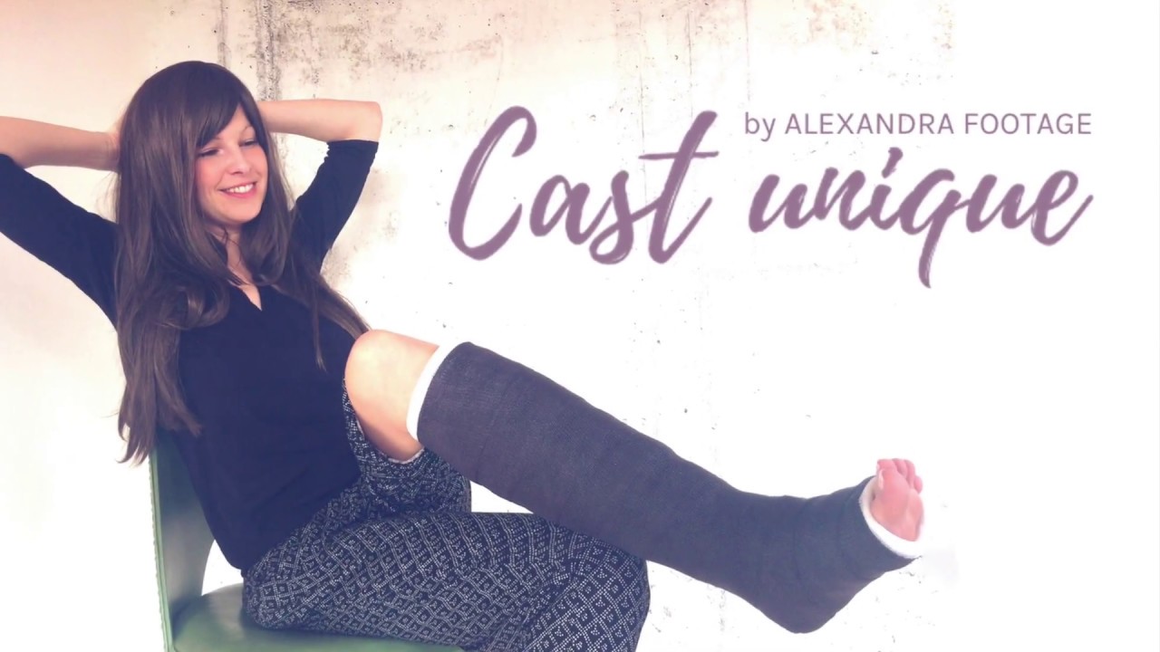 Cast unique | ALEXANDRA FOOTAGE (Gipsbein, Sprain, Cast)