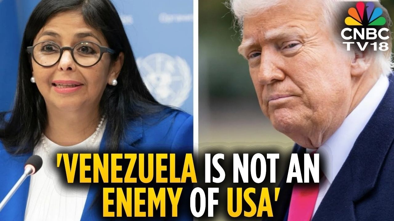 Venezuela's Delcy Rodriguez Urges US President Trump to Lift Sanctions | N18G | CNBC TV18
