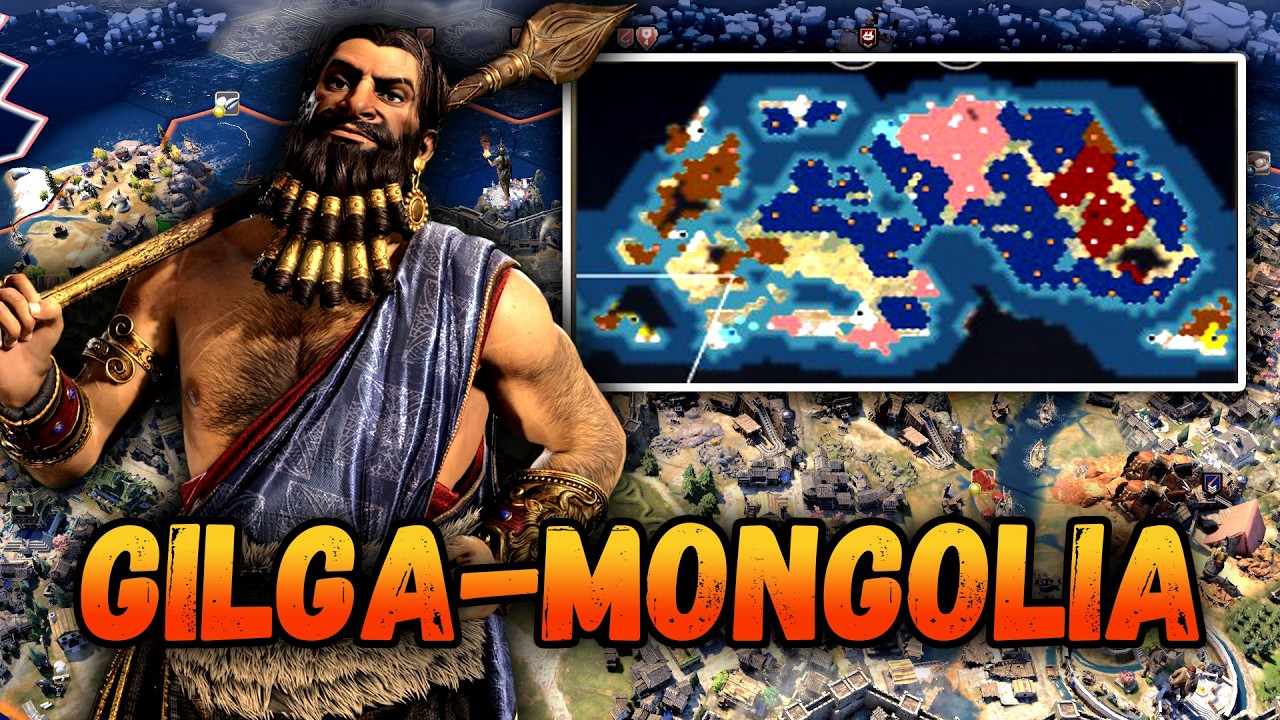 GILGA-MOGOLIA is a Superpowered Way to Take Over The Map! - Civ 7 - Mongolia