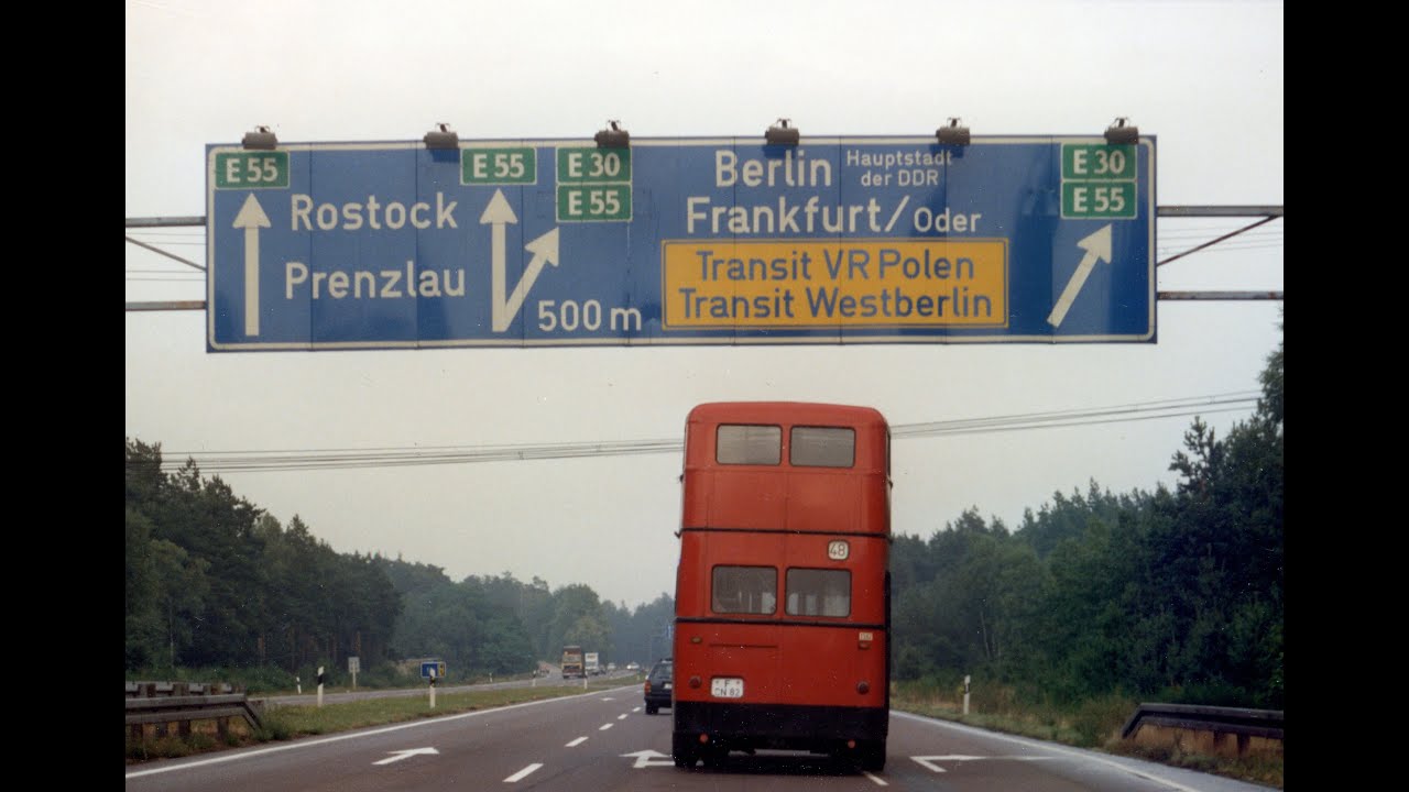 Transit West-Berlin - Überführung D2U 1382 nach Berlin durch die DDR  [August 1989]