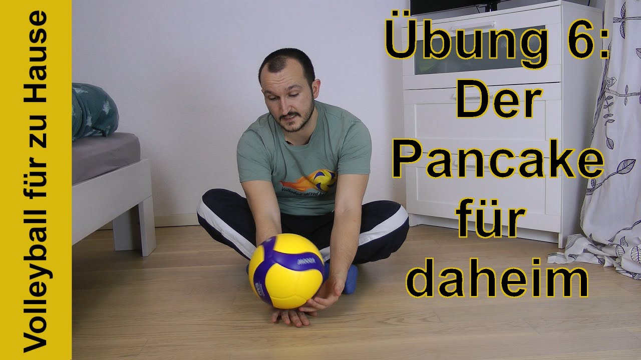 Volleyball für zu Hause - Übung 6: Der Pancake für daheim