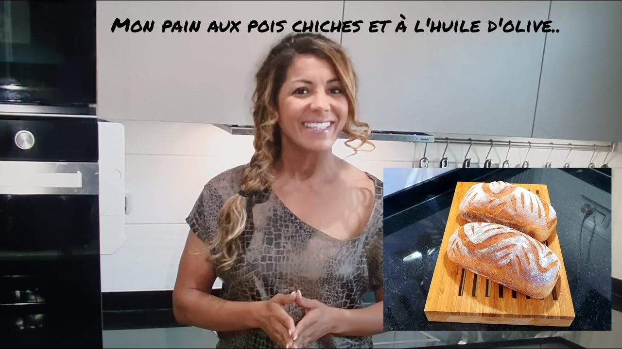 Mon pain aux pois chiches et à l'huile d'olive