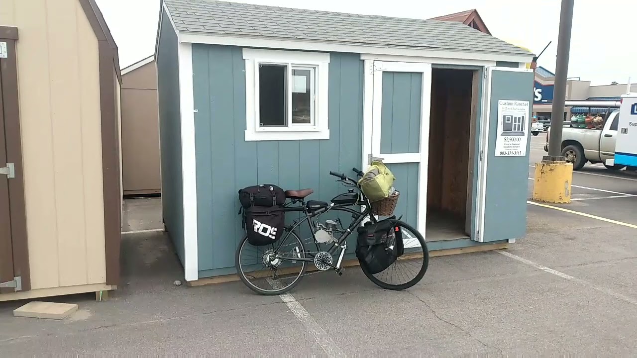 Long distance travel by motorized bicycle