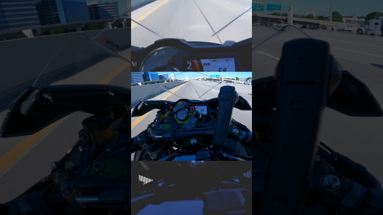 INSANE PULL ON A 300hp Ninja H2 😱